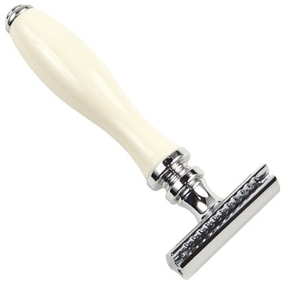 Parker 111W White 3-Piece Safety Razor