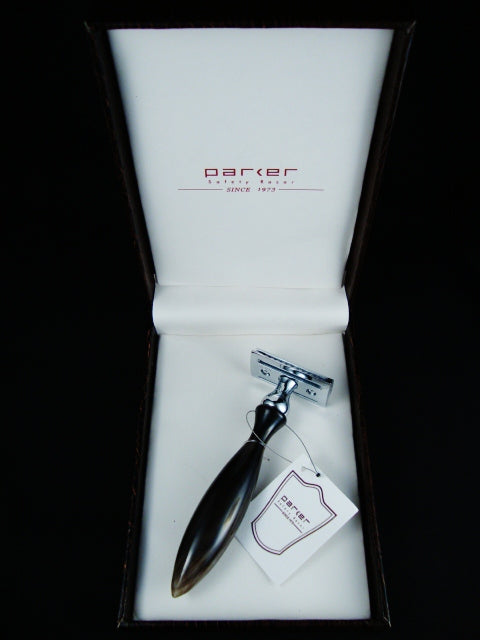 Parker 11R Double Edge With Genuine Water Buffalo Horn Handle