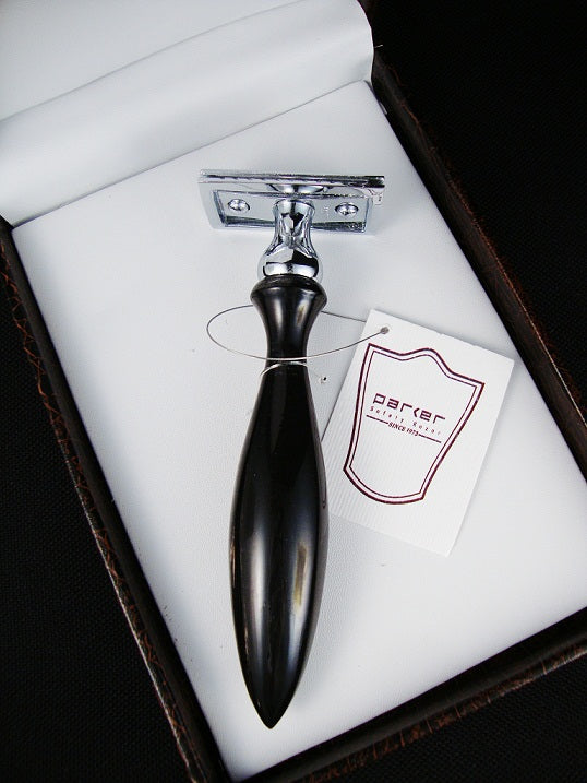 Parker 12R Double Edge With Genuine Water Buffalo Horn Handle