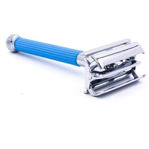 Parker 29L Blue Butterfly Double Edge Safety Razor