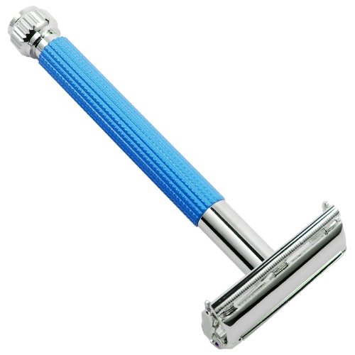 Parker 29L Blue Butterfly Double Edge Safety Razor
