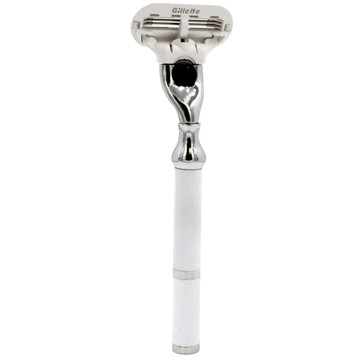 Parker Venus Compatible White & Chrome Razor