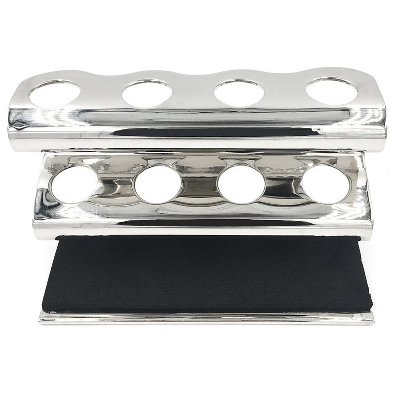 Parker Deluxe Chrome Safety Razor Stand, Holds 4 Razors