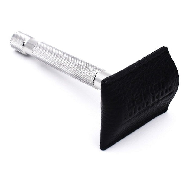Parker Leather Safety Razor Cover Black