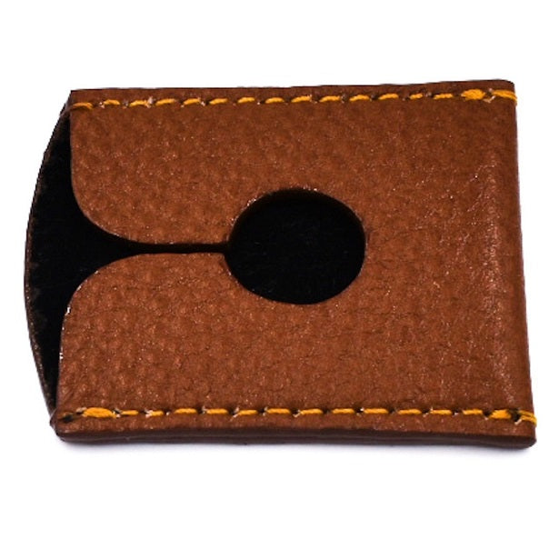 Parker Leather Safety Razor Cover Brown