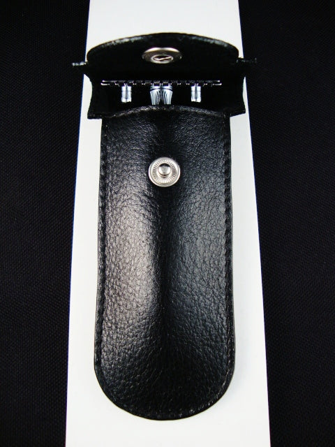 Parker Leather Safety Razor Travel Case