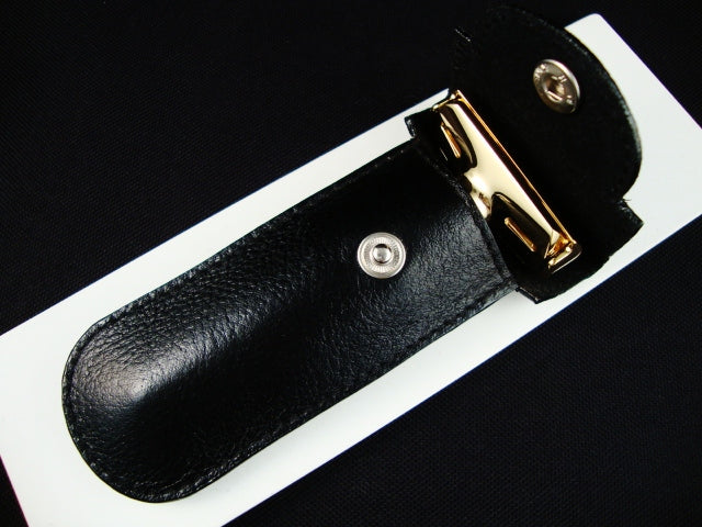 Parker Leather Safety Razor Travel Case