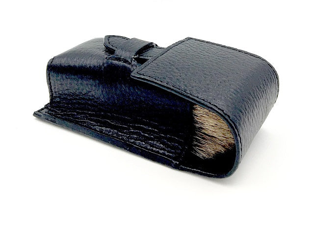 Parker Leather Shaving Brush Case