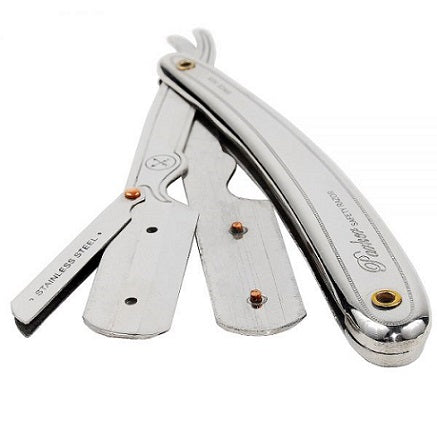 Parker SR1 Stainless Steel Straight Edge Barber Razor