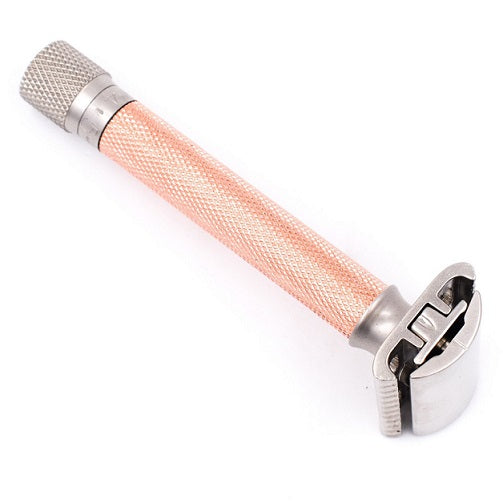 Parker Variant Adjustable Double Edge Safety Razor, Rose Gold