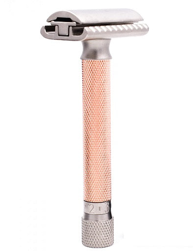 Parker Variant Adjustable Double Edge Safety Razor, Rose Gold