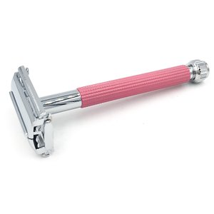 Parker 29L Pink Butterfly Double Edge Safety Razor