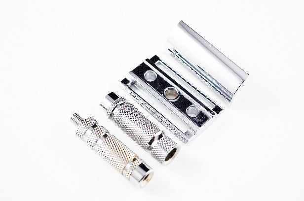Parker A1R Travel Safety Razor with Leather Case