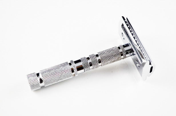 Parker A1R Travel Safety Razor with Leather Case