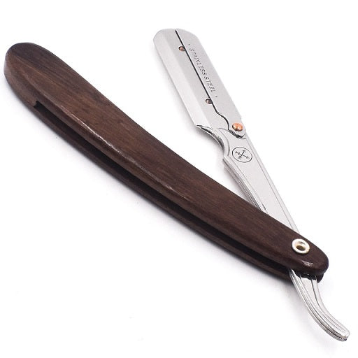 Parker SRDW Sheesham Wood Straight Edge Barber Razor