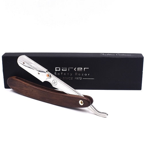 Parker SRDW Sheesham Wood Straight Edge Barber Razor