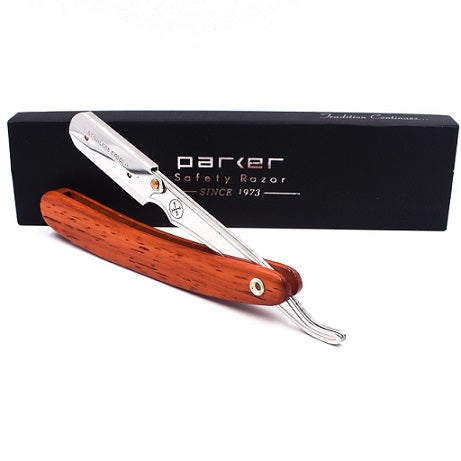 Parker SRRW Rosewood Straight Edge Barber Razor