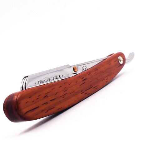 Parker SRRW Rosewood Straight Edge Barber Razor