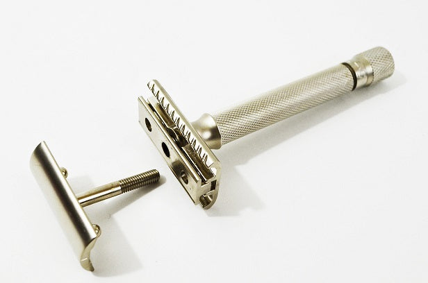 Parker Variant Adjustable Double Edge Safety Razor (Satin Chrome)