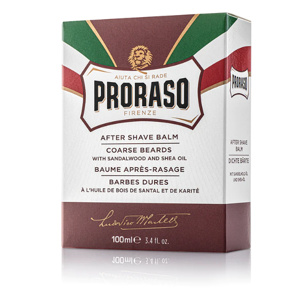 Proraso Aftershave Balm with Sandalwood and Shea Butter