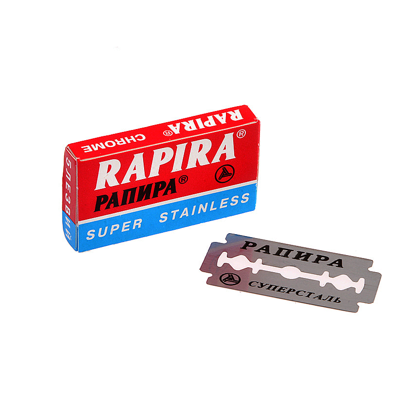 5 Rapira Chrome Double Edge Blades