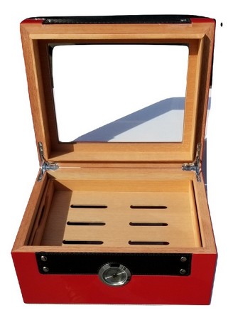 Glasstop 100 Count Cigar Humidor