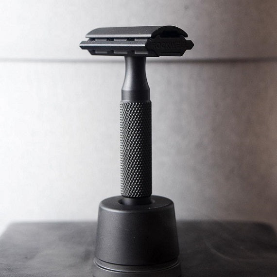 Rockwell 6S Adjustable Stainless Steel Safety Razor, Matte Black