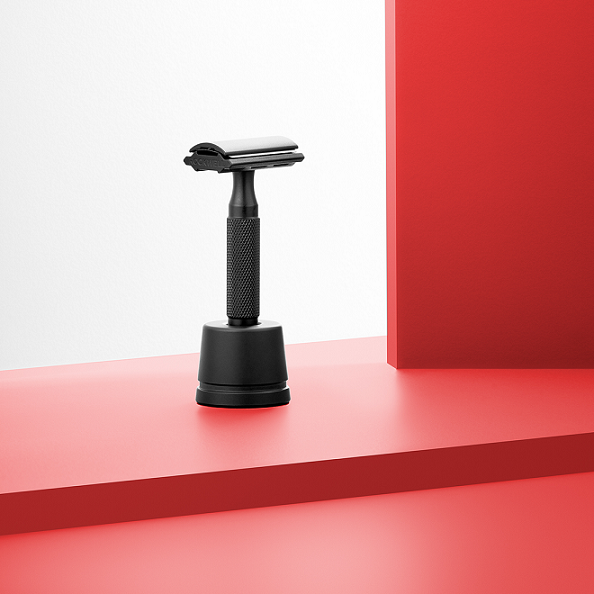Rockwell 6S Adjustable Stainless Steel Safety Razor, Matte Black