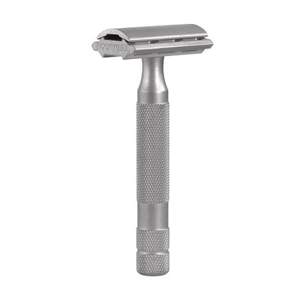 Rockwell 6C Adjustable Safety Razor (White Chrome)