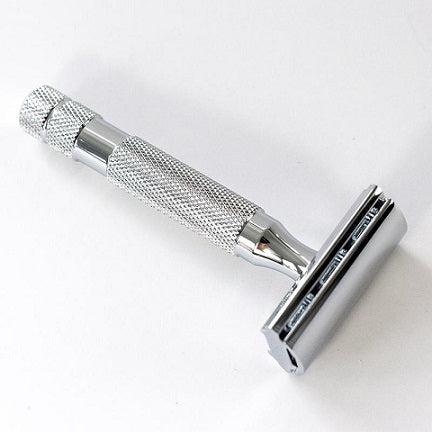 Rockwell 6C Adjustable Safety Razor (White Chrome)