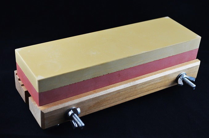 Sharpening Stone Holder, Cherry Wood