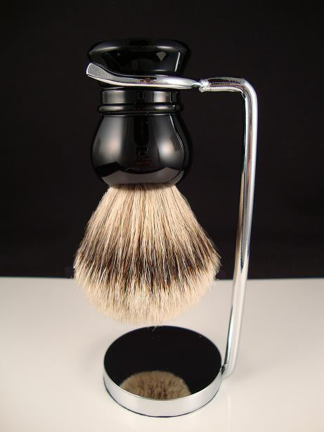 Shaving Brush Stand - Nickel Plated