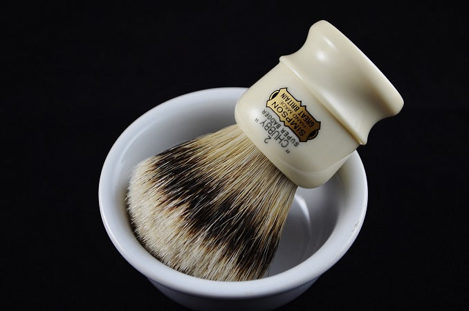 Simpsons Chubby CH2 Super Badger Shaving Brush