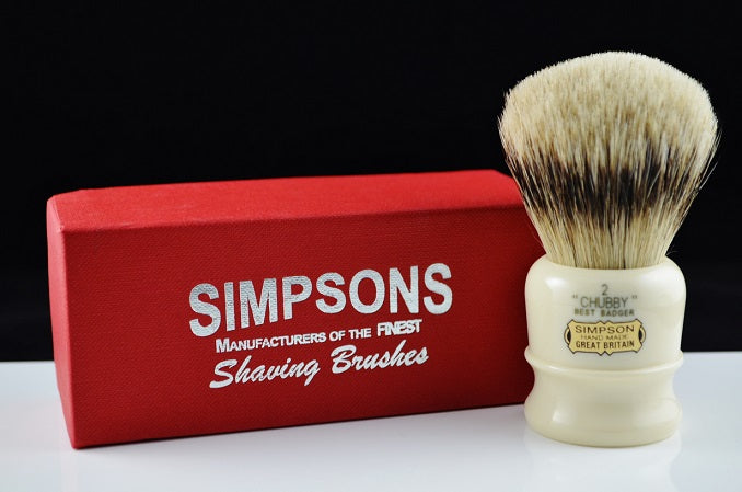 Simpsons Chubby CH2 Best Badger Shaving Brush