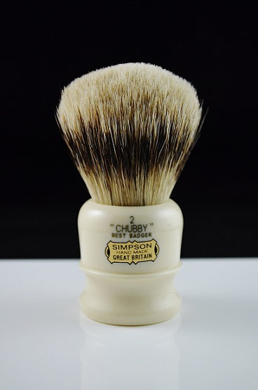 Simpsons Chubby CH2 Best Badger Shaving Brush