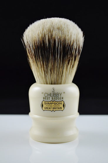 Simpsons Chubby CH3 Best Badger Shaving Brush
