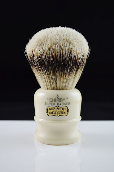 Simpsons Chubby CH3 Super Badger Shaving Brush