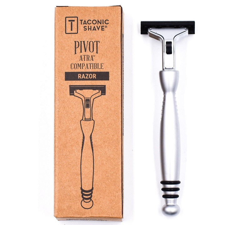 Taconic Shave Chrome Twin Pivot Atra Compatible Razor