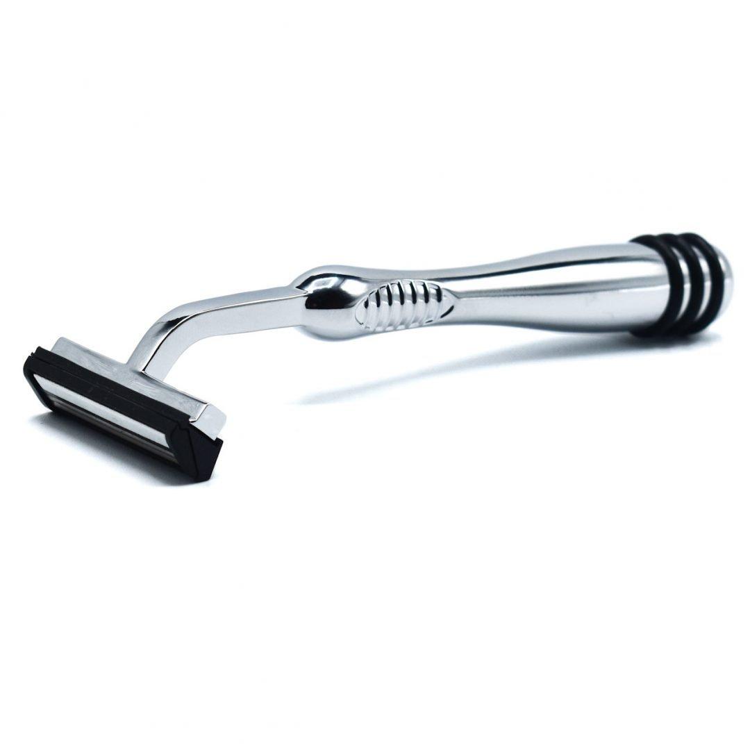 Taconic Shave Chrome Twin Blade Trac ll Compatible Razor