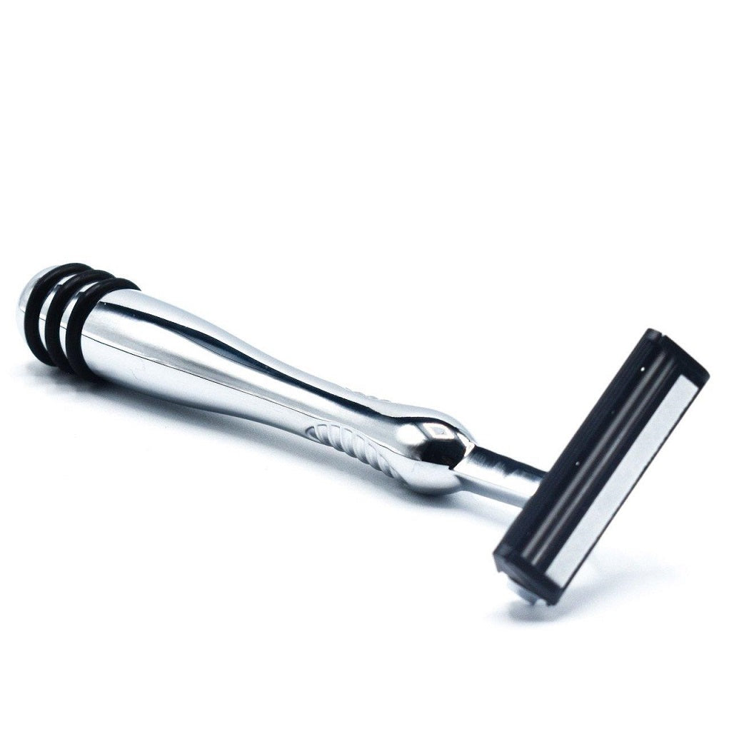 Taconic Shave Chrome Twin Blade Trac ll Compatible Razor