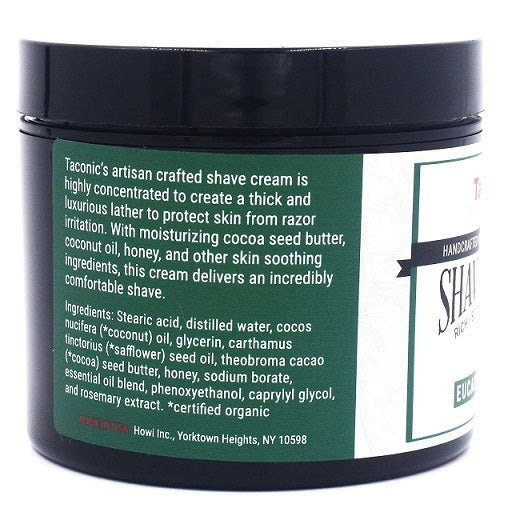 Taconic Eucalyptus Mint Shaving Cream 118ml