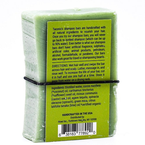 Taconic Tequila Lime Shampoo Bar