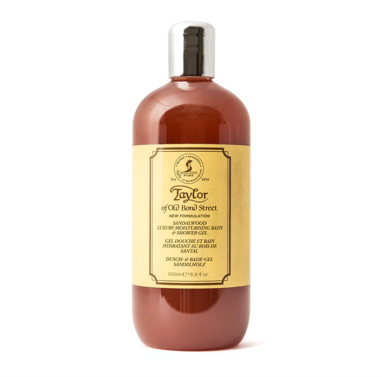 Taylor of Old Bond Street Sandalwood Bath and Shower Gel, 500ml