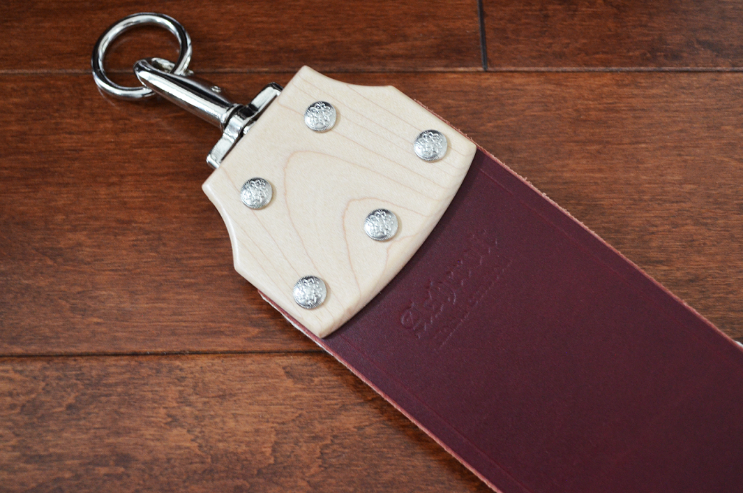 The Ashcroft Barber Strop, Stropping Length Extra Long, Solid Wood Hardware