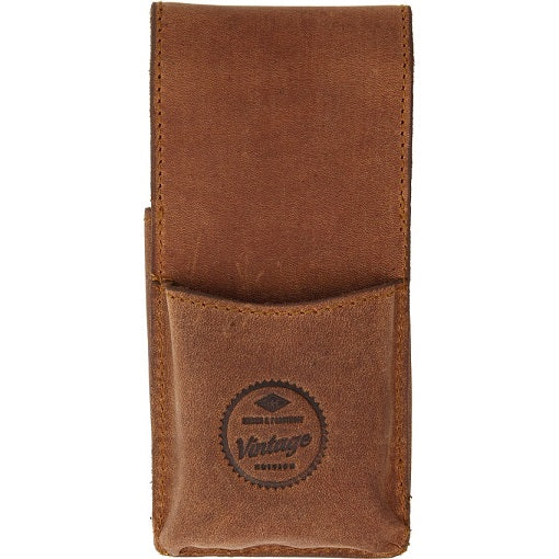 Brown leather pouch online