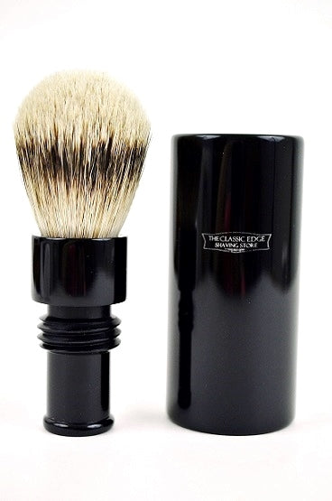 Travel Silvertip Black Shaving Brush