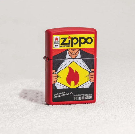 Zippo Comic Design Windproof Lighter