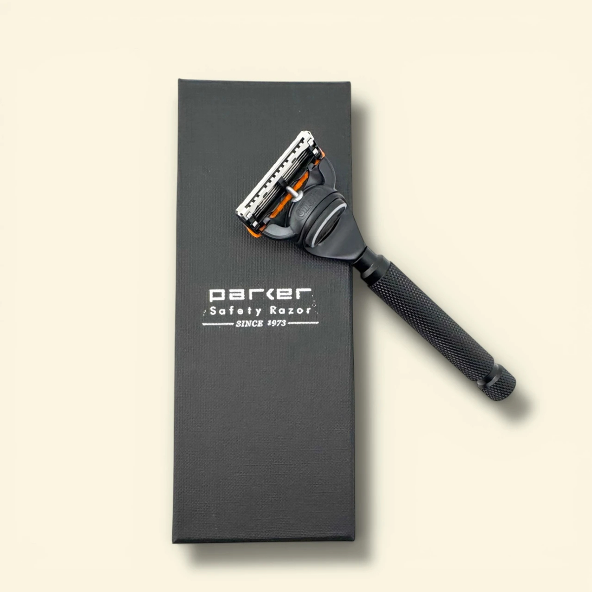 Parker Deluxe Chrome Fusion Compatible Razor - Black