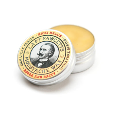 Captain Fawcett's Ricki Hall Booze & Baccy Moustache Wax