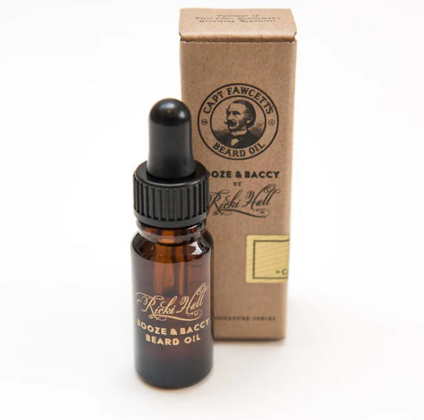 Captain Fawcett&#39;s Ricki Hall&#39;s Booze &amp; Baccy Beard Oil